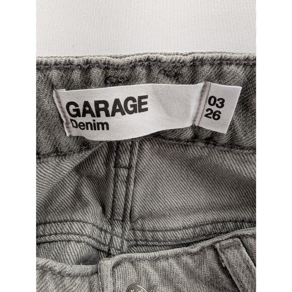 NWT Garage Women's Relaxed Straight Jeans in Iron Grey size 3 - Picture 7 of 7